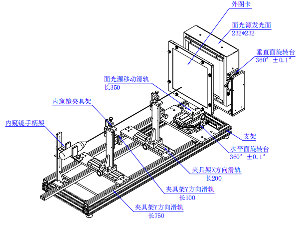 NK-SD-M2323-X 内窥镜测试平台 图2