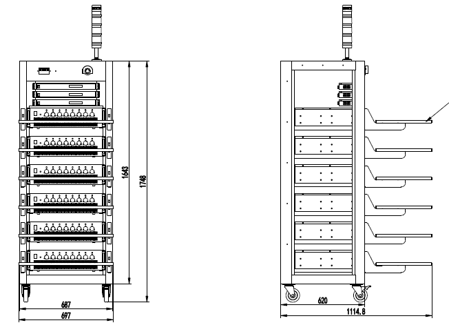CT3002N,4层及6层架 图3