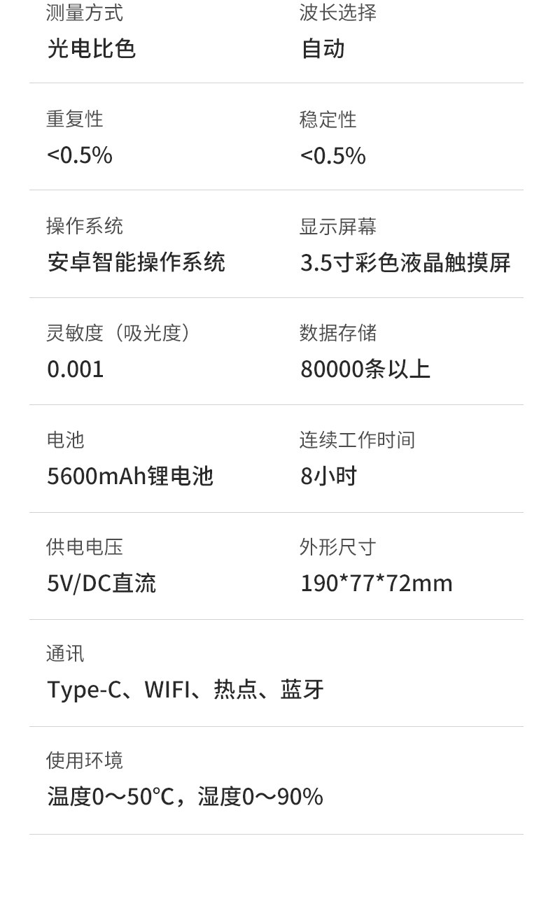 泳池水质多参数检测仪