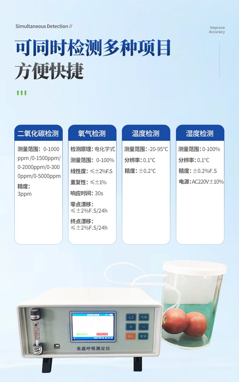果蔬呼吸强度分析仪