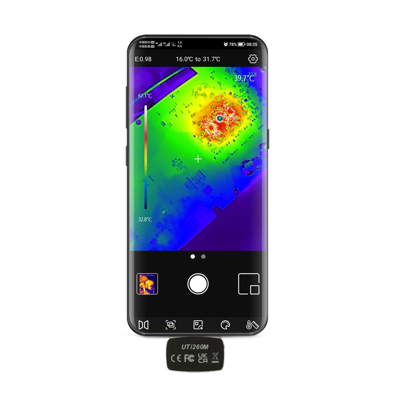 UTi260M手机热成像仪(Android) 图6