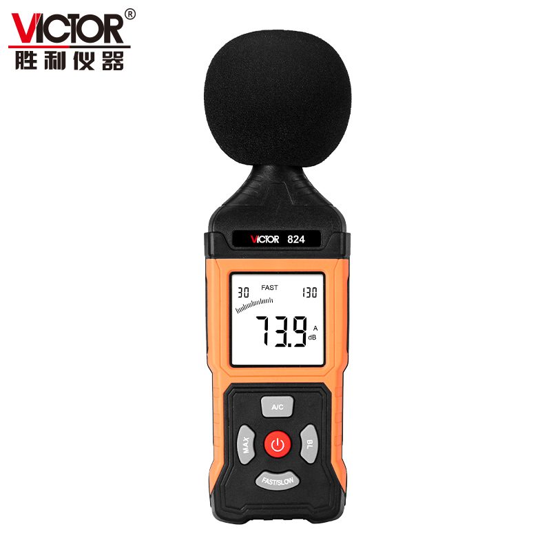 VICTOR 824 / VICTOR 824L（带蓝牙）数字噪音计（2024款）