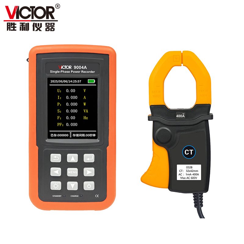 VICTOR 9004A/9004B 单/三相功率记录仪