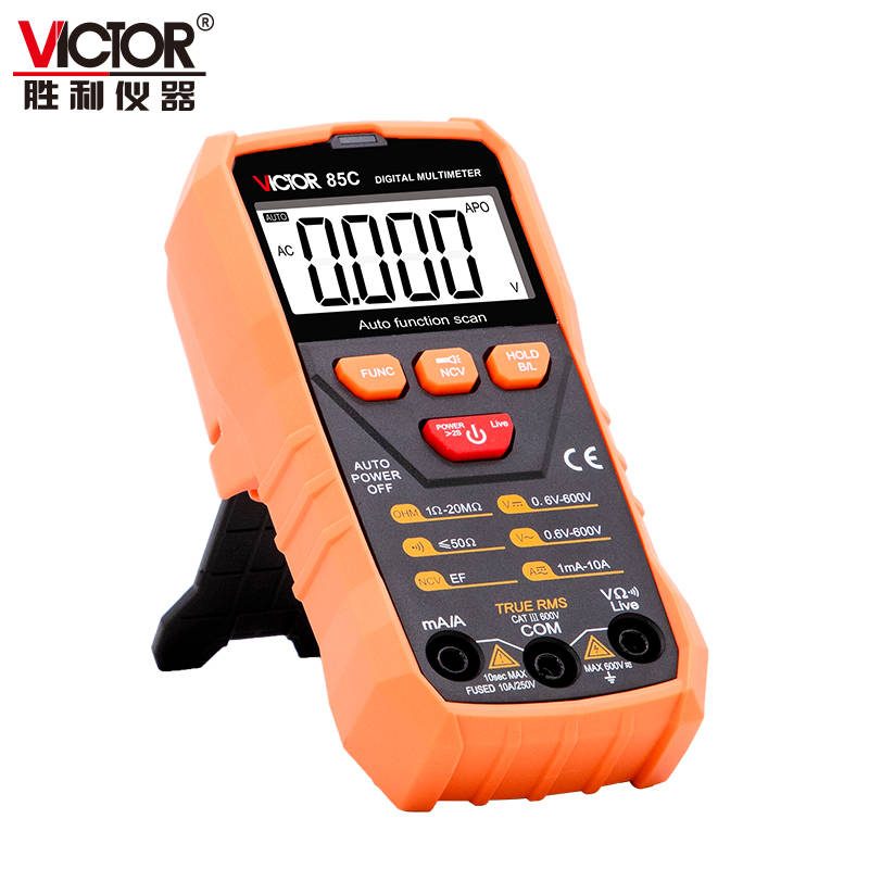 VICTOR 85C/85D 智能识别数字万用表3 1/2位 图2