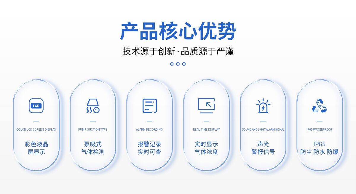 S360手提便携式气体检测仪_泵吸式可燃有毒氧气检测_LCD彩色触控屏_11200mAh大电池续航12h|中安探测 图6