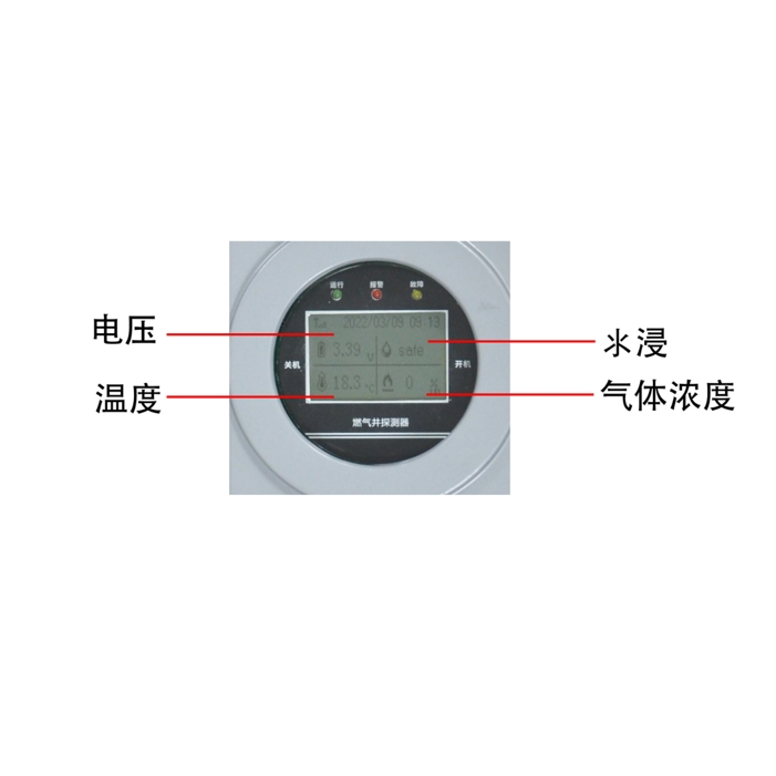 中安探测|BT-S370阀门井可燃气体探测器_固定式电池供电_催化燃烧激光双传感器_扩散式_IP68防护 图4