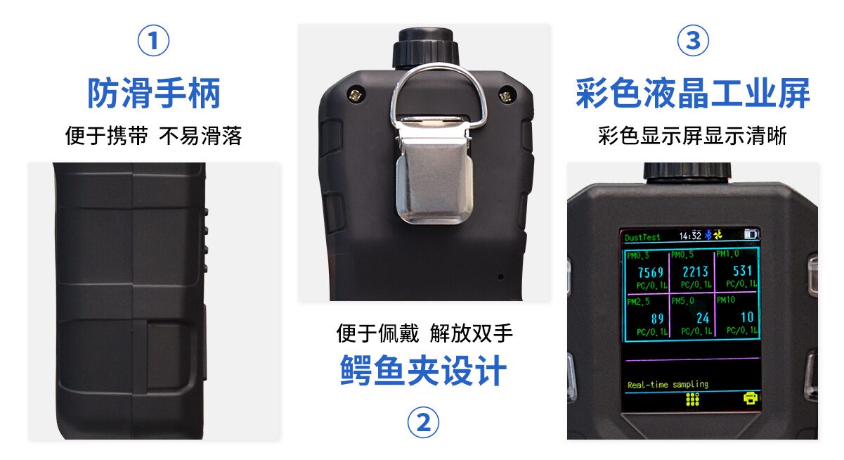 中安探测S316F便携式尘埃粒子计数仪_内置泵吸式采样_IP65防护_Ex ia防爆 图10