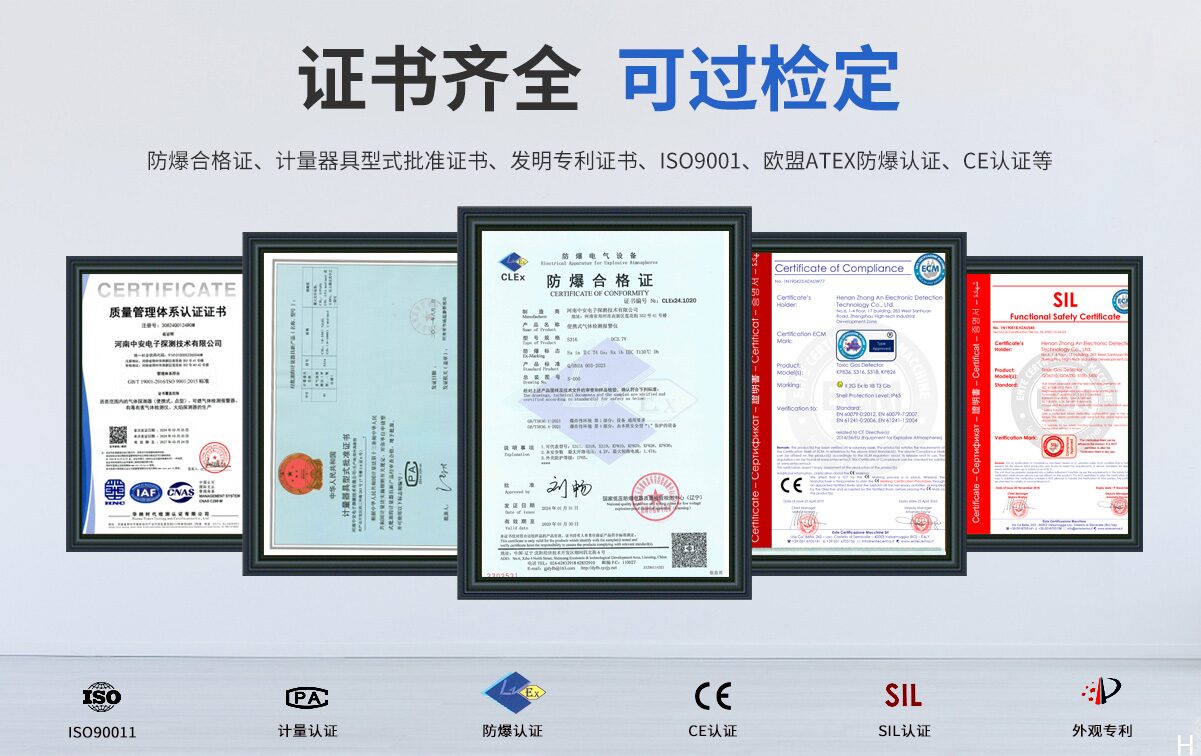 S318便携式六合一气体检测仪_可燃有毒氧气检测_IP67防护|中安探测 图16