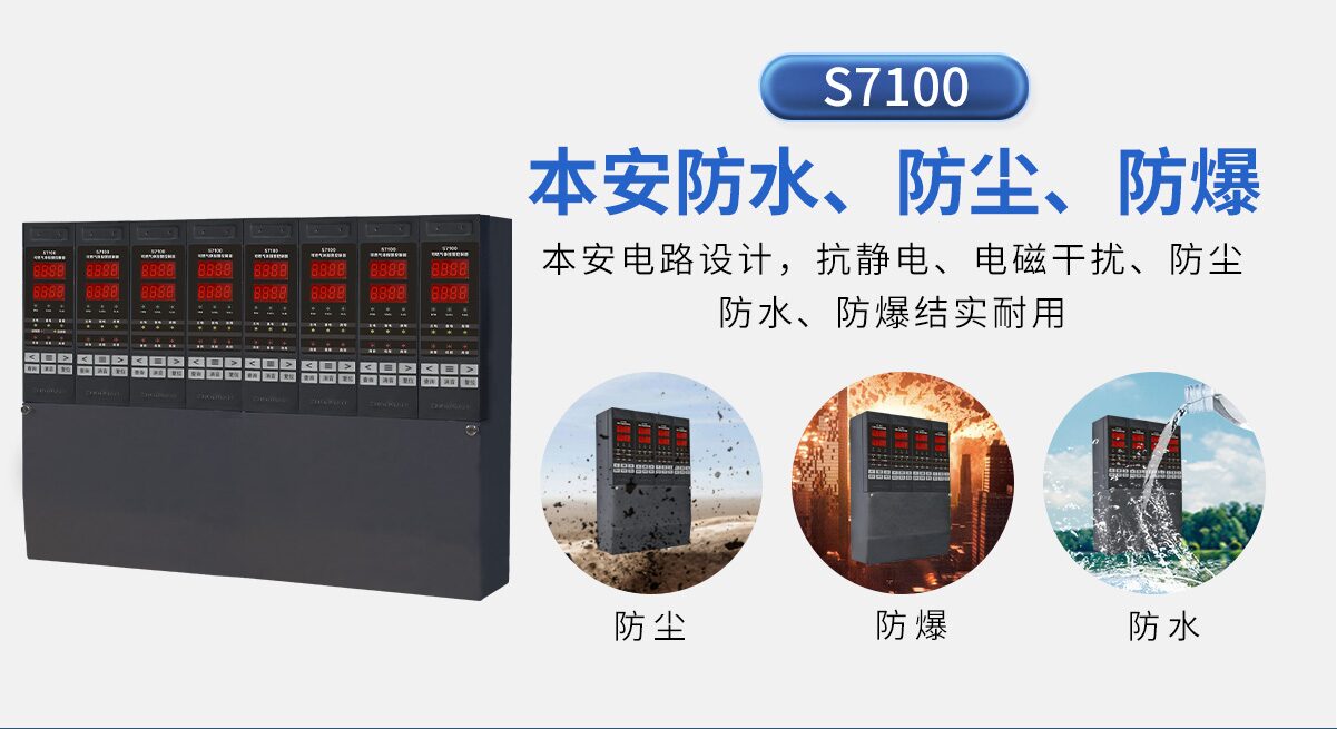 中安探测S7100分线型气体报警控制器_数码显示_三线制_RS485通讯 图8