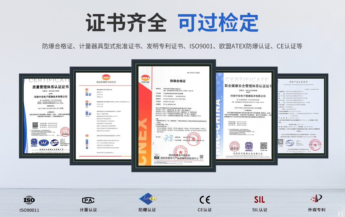 中安探测GTYQ-QD6390工业及商业用途点型可燃气体探测器_固定式_隔爆型ExdIICT6Gb_NB-IoT无线远传 图8