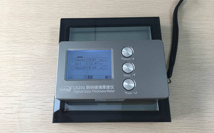 LS201如何测玻璃多厚