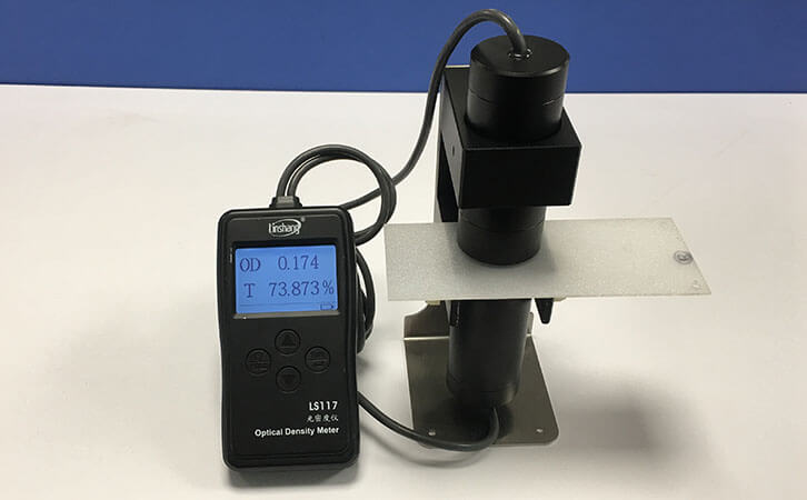 LS117光密度仪实测半透明材料 LS117光密度仪实测半透明材料