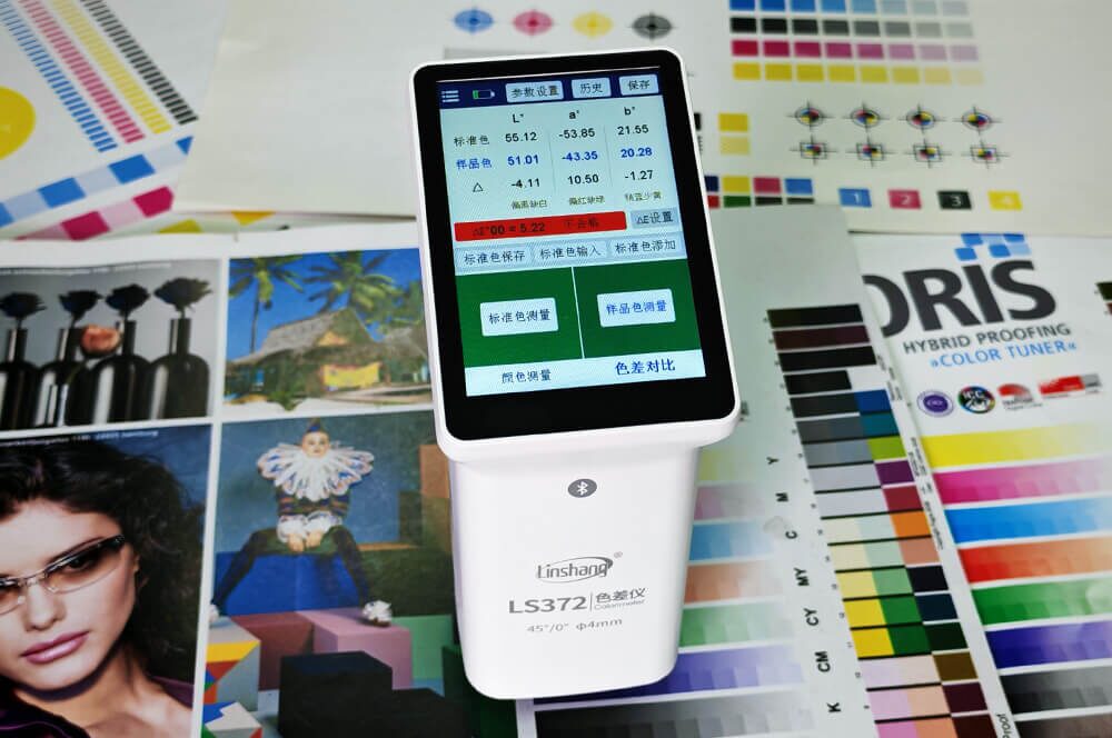 LS372分光色差仪自动计算印刷色差并提供颜色偏向提示 LS372分光色差仪自动计算印刷色差并提供颜色偏向提示