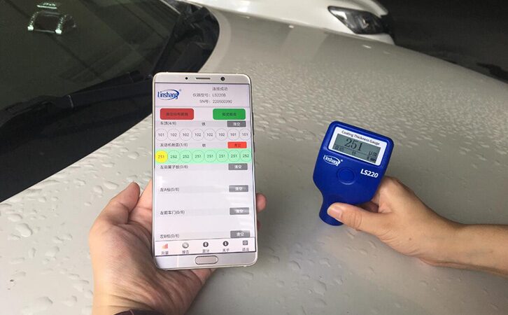 漆膜仪LS220B测量二手车