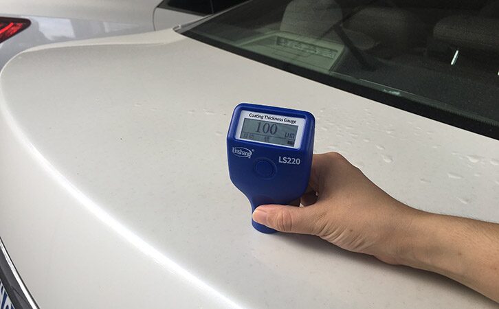 汽车漆膜仪LS220测试汽车 汽车漆膜仪LS220测试汽车