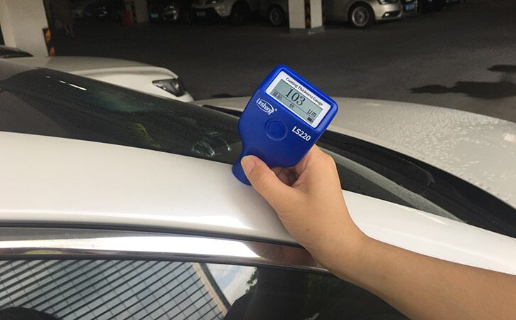 干膜测厚仪LS220测汽车