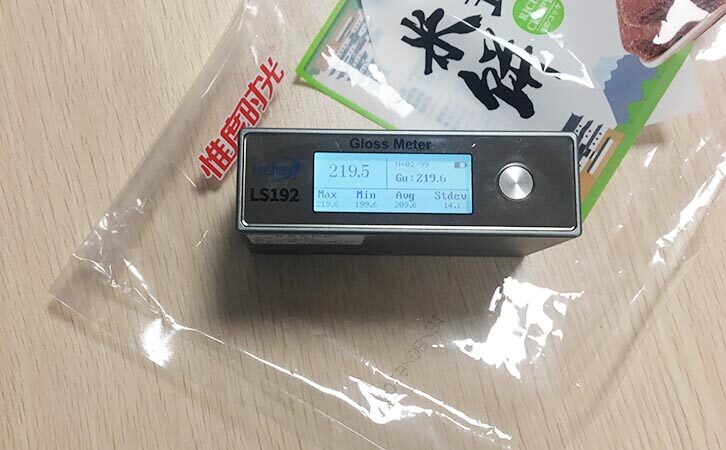 光泽度仪测量材料光泽