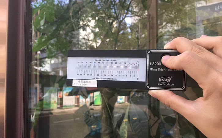 LS200如何测玻璃多厚