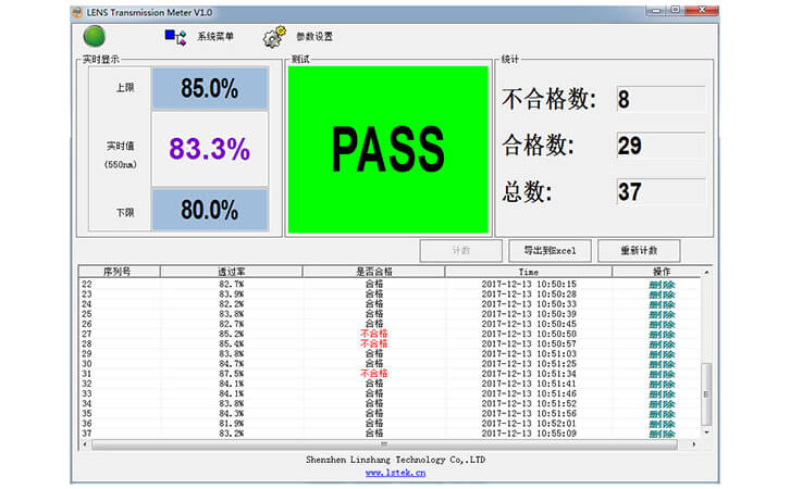 IR油墨测试仪PC软件 IR油墨测试仪PC软件