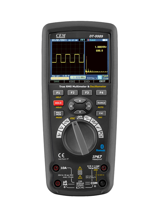 DT-9989彩屏高精度数字示波万用表
