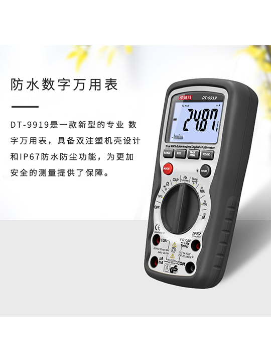 DT-9919 40000位专业防护型数字万用表 图4