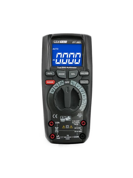 DT-985/987/987BT工业级真有效值数字万用表