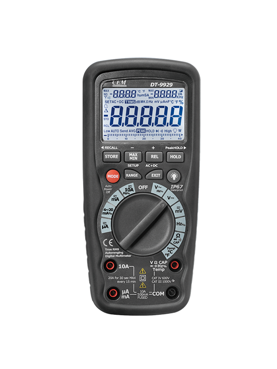 DT-9929/9939 40000位真有效值高精度数字万用表