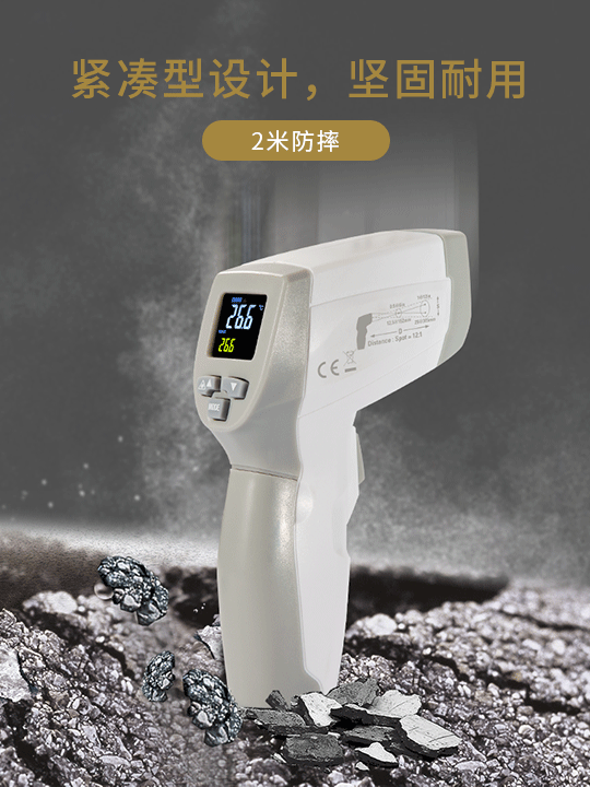 迷你型专业级红外线测温仪DT-827/827V 图4
