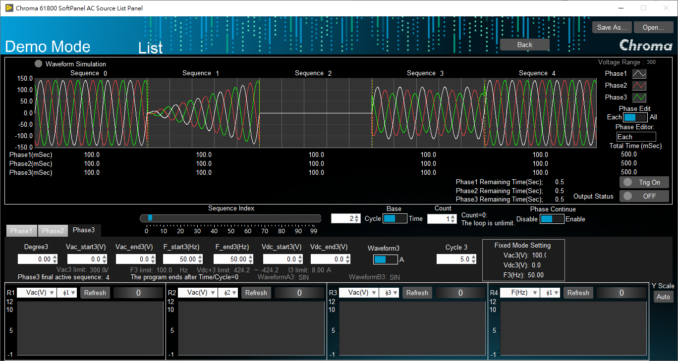Chroma 61860HF Regenerative Grid Simulator