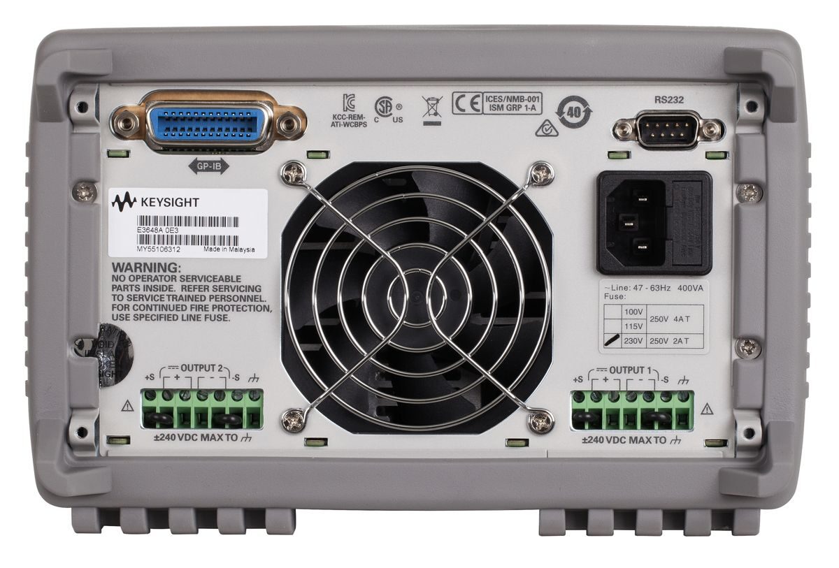 E3648A 100W 双路输出电源，双路 8V，5A 或 20V，2.5A 图4
