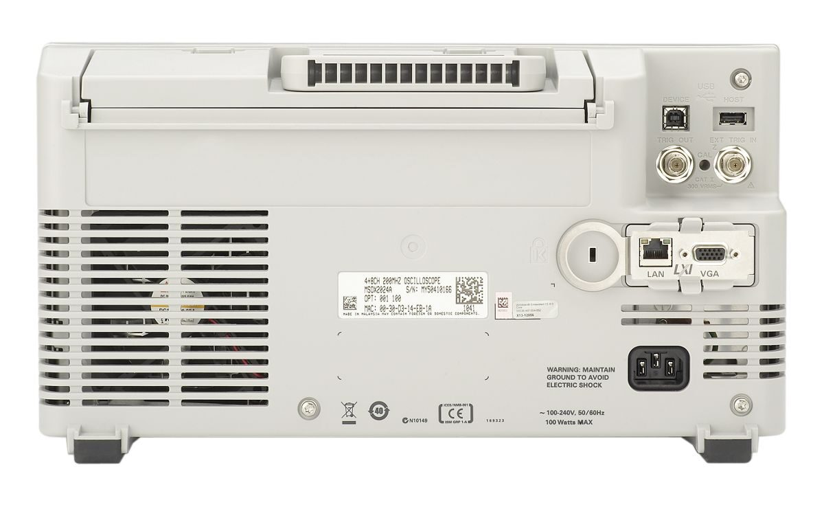MSOX2014A 混合信号示波器：100 MHz，4 个模拟通道和 8 个数字通道 图5
