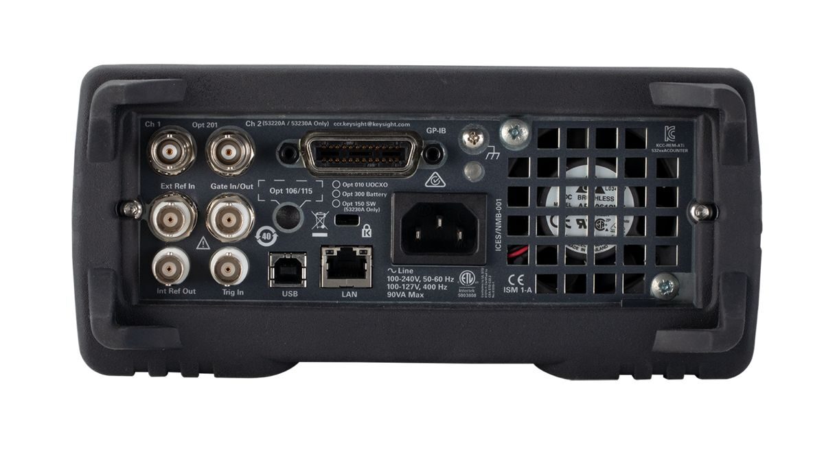 53220A 350 MHz 通用变频器/计数器，12 位/秒，100 ps 图4