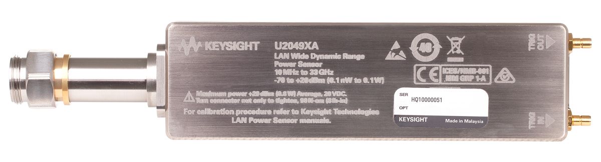 U2049XA 10 MHz 至 33 GHz LAN 峰值功率/平均功率传感器 图7