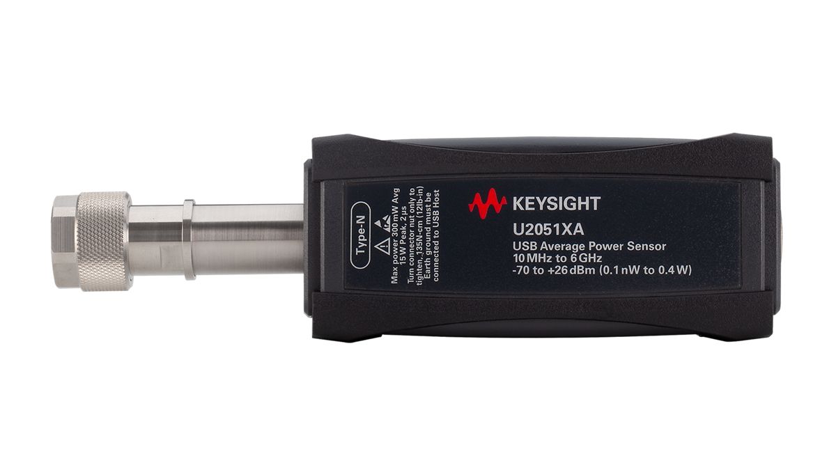 U2051XA 10 MHz 至 6 GHz USB 宽动态范围平均功率传感器