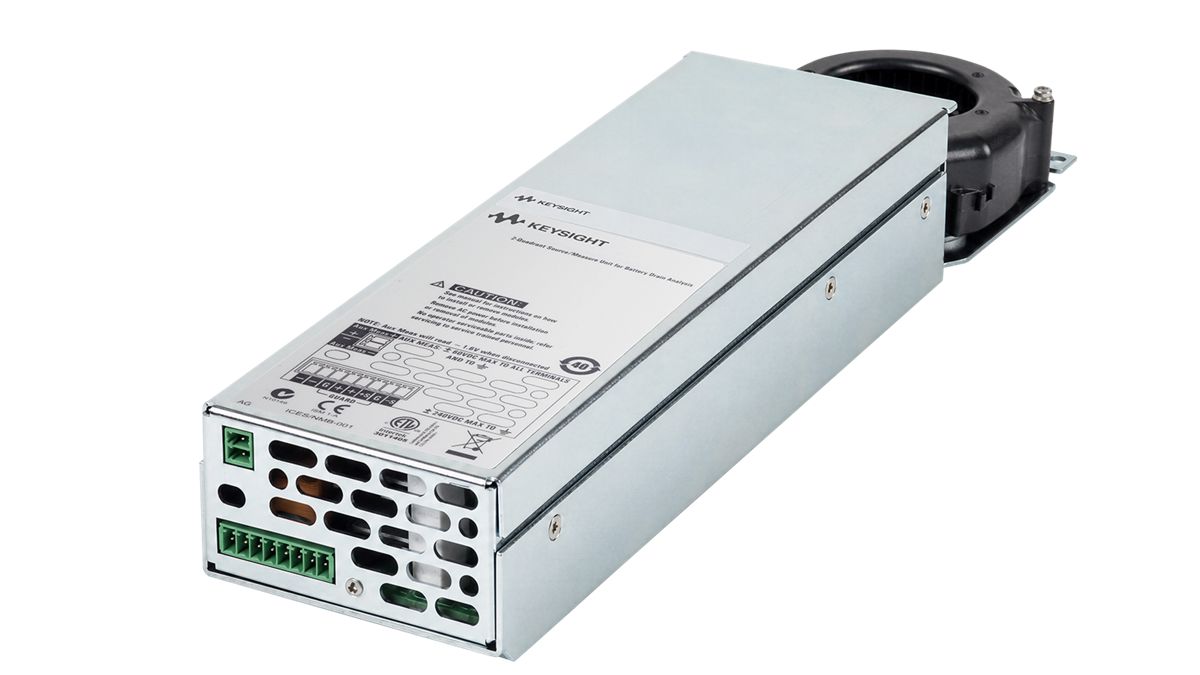 用于电池耗电分析的 N6781A 2 象限源表模块，20 V