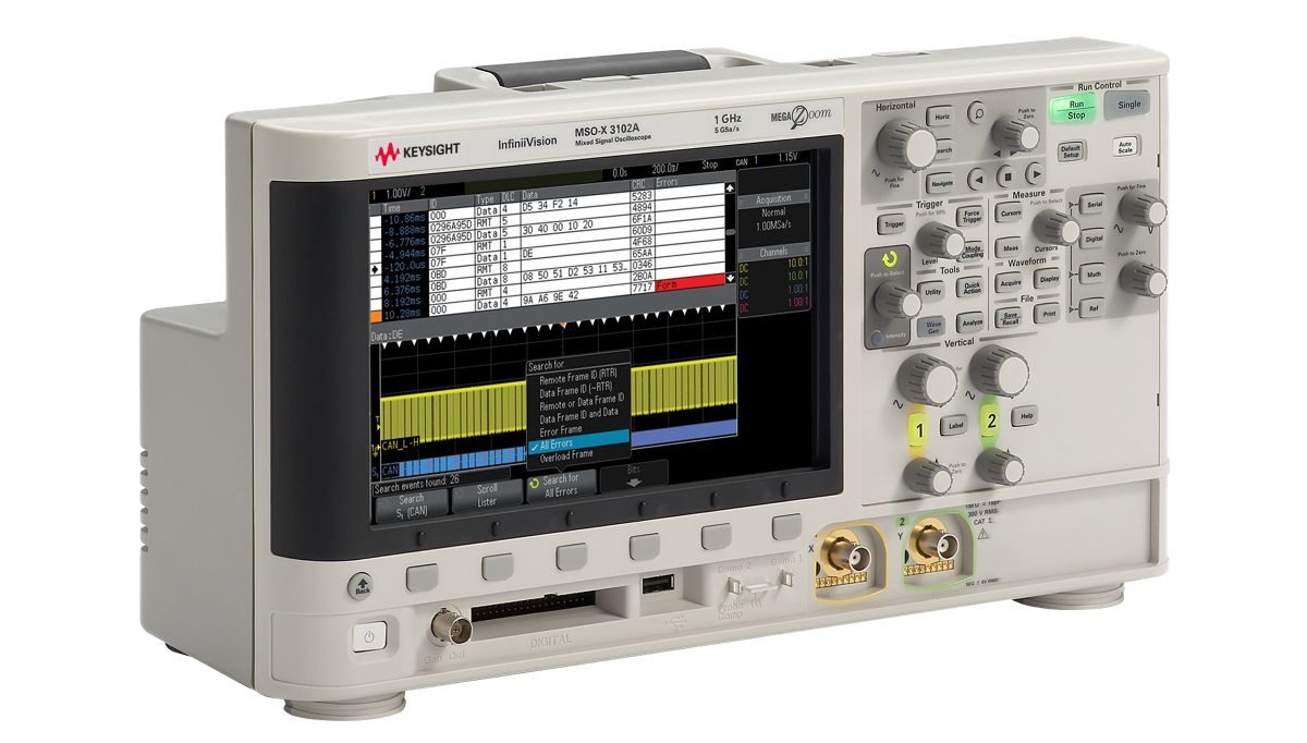MSOX3102A 混合信号示波器：1 GHz，2 个模拟通道和 16 个数字通道 图2