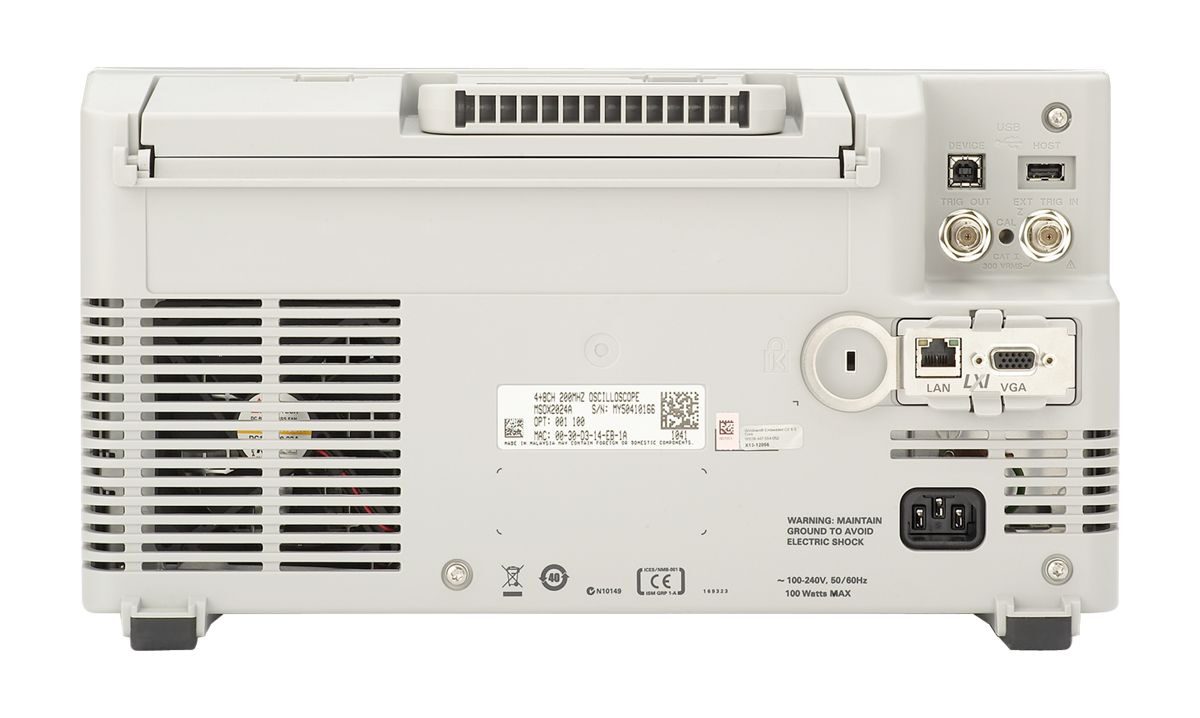 DSOX2012A 示波器：100 MHz，2 个模拟通道 图4