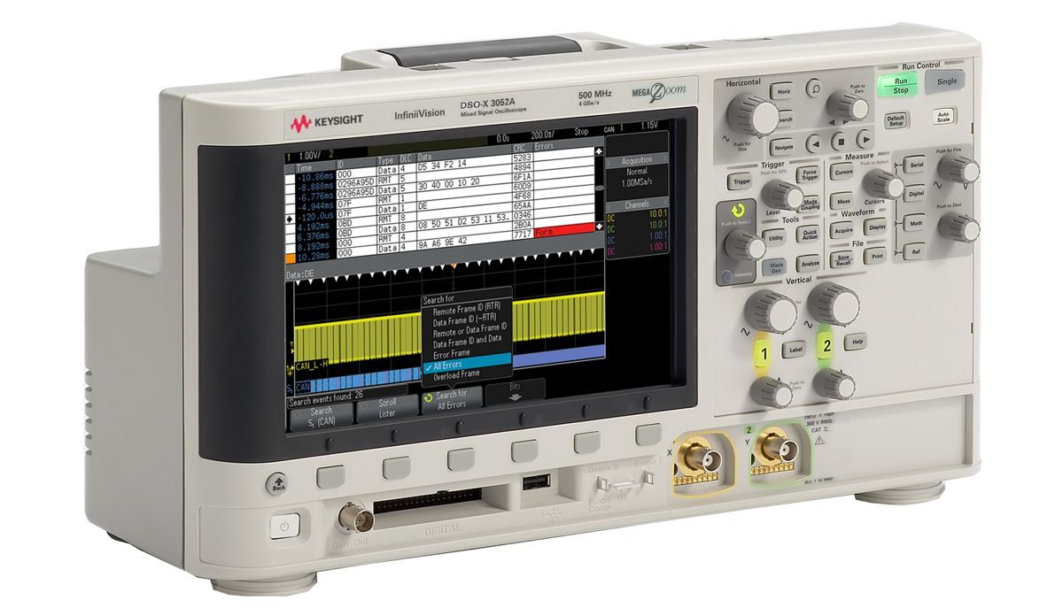 DSOX3052A 示波器：500 MHz，2 通道 图3