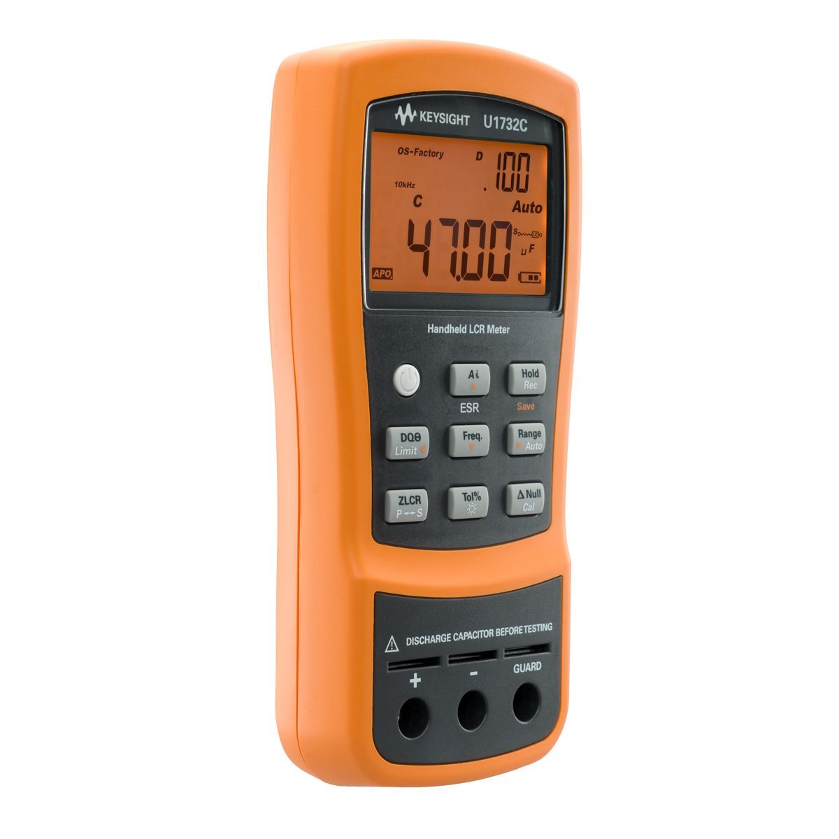 U1732C 100Hz/120Hz/1kHz/10kHz 手持式 LCR 表 图2