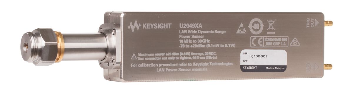 U2049XA 10 MHz 至 33 GHz LAN 峰值功率/平均功率传感器 图6