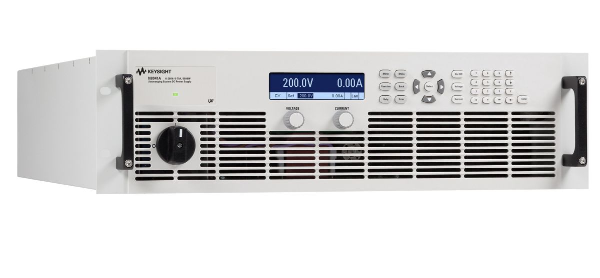 N8941A 自动量程调节直流电源，200 V，70 A，5000 W，400 VAC 图2