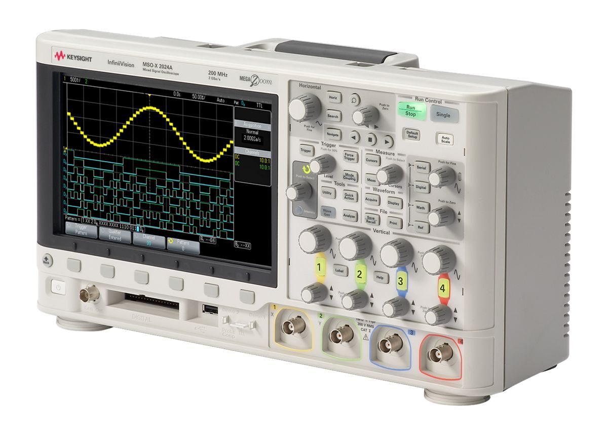 MSOX2024A 混合信号示波器：200 MHz，4 个模拟通道和 8 个数字通道 图3