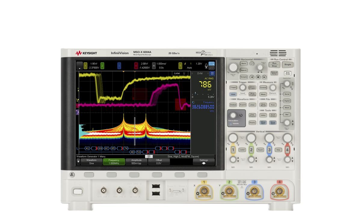MSOX6004A 混合信号示波器：1 GHz 至 6 GHz，4 个模拟通道和 16 个数字通道 图2