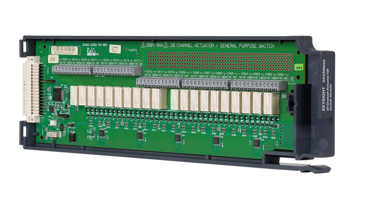 DAQ970SB 3插槽数据采集主机以及2个20通道开关模块和1个20通道多路复用器模块 图2