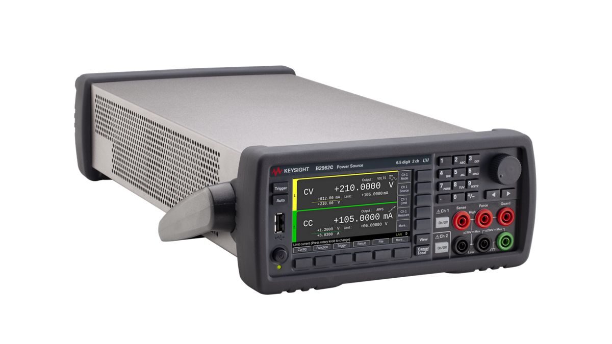 B2962C 6.5位低噪声电源，210 V，3 A，双通道 图2