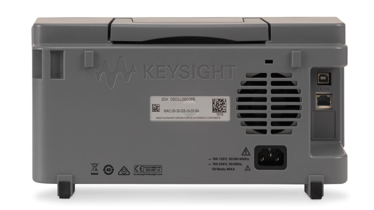 EDUX1052A 示波器：50 MHz，2 个模拟通道 图5