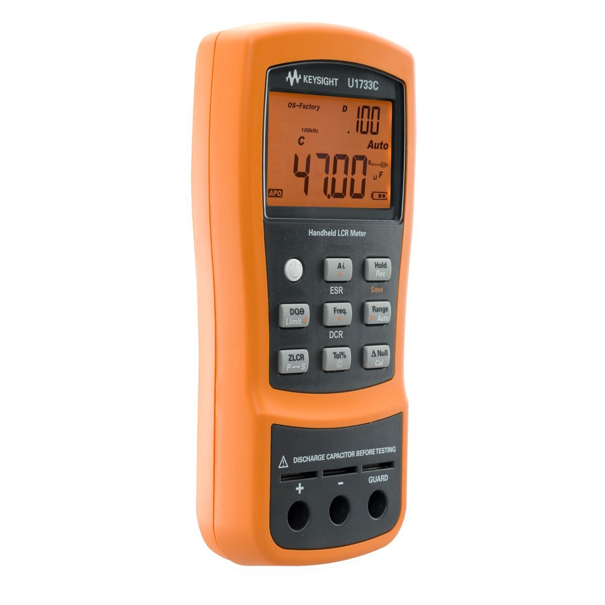 U1733C 100Hz/120Hz/1kHz/10kHz/100kHz 手持式 LCR 表 图2