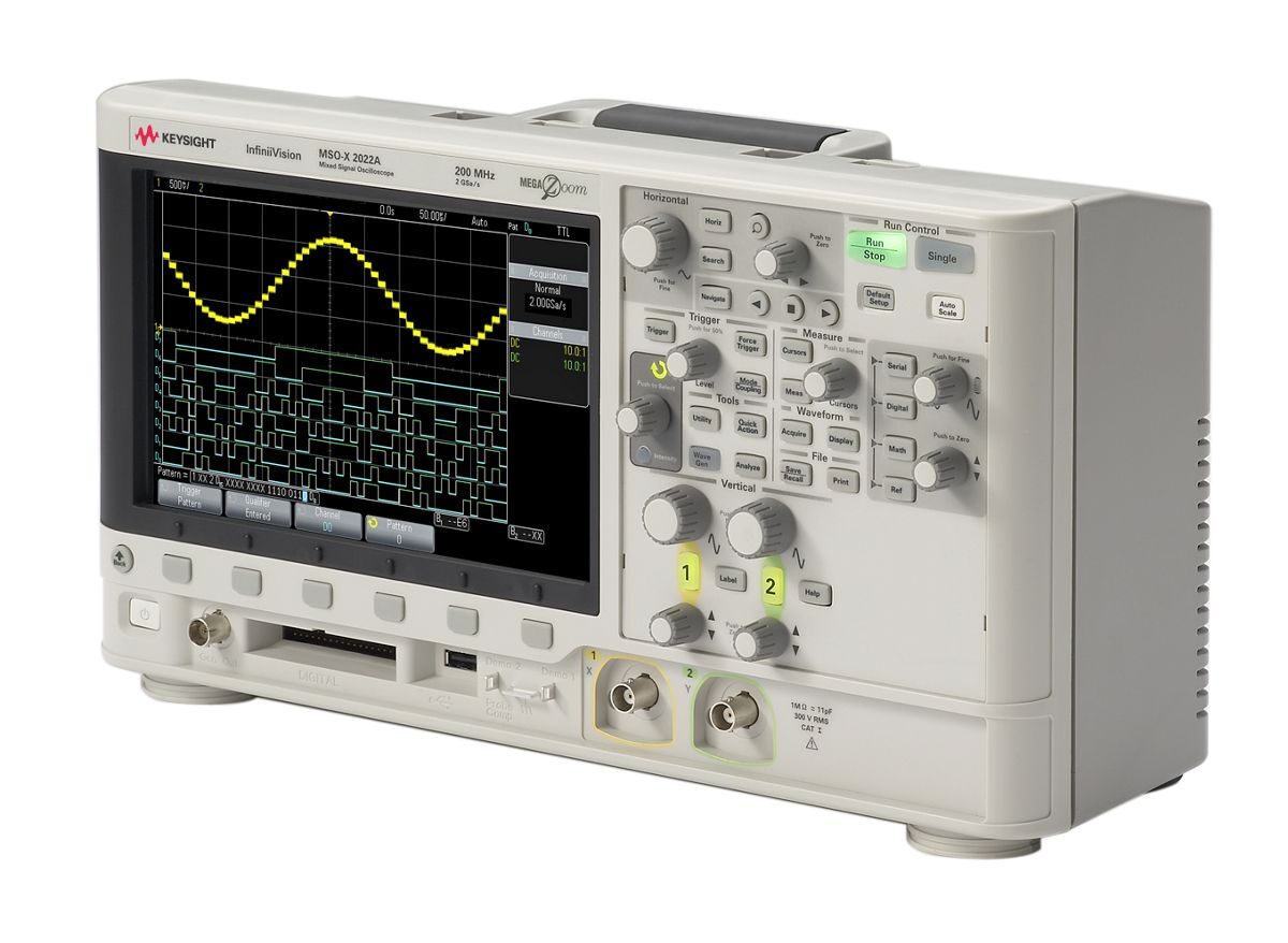 DSOX2002A 示波器：70 MHz，2 个模拟通道 图2