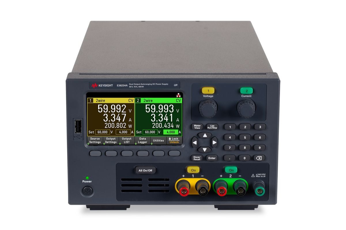 E36234A 自动量程双路输出电源，60 V，10 A，400 W 图5