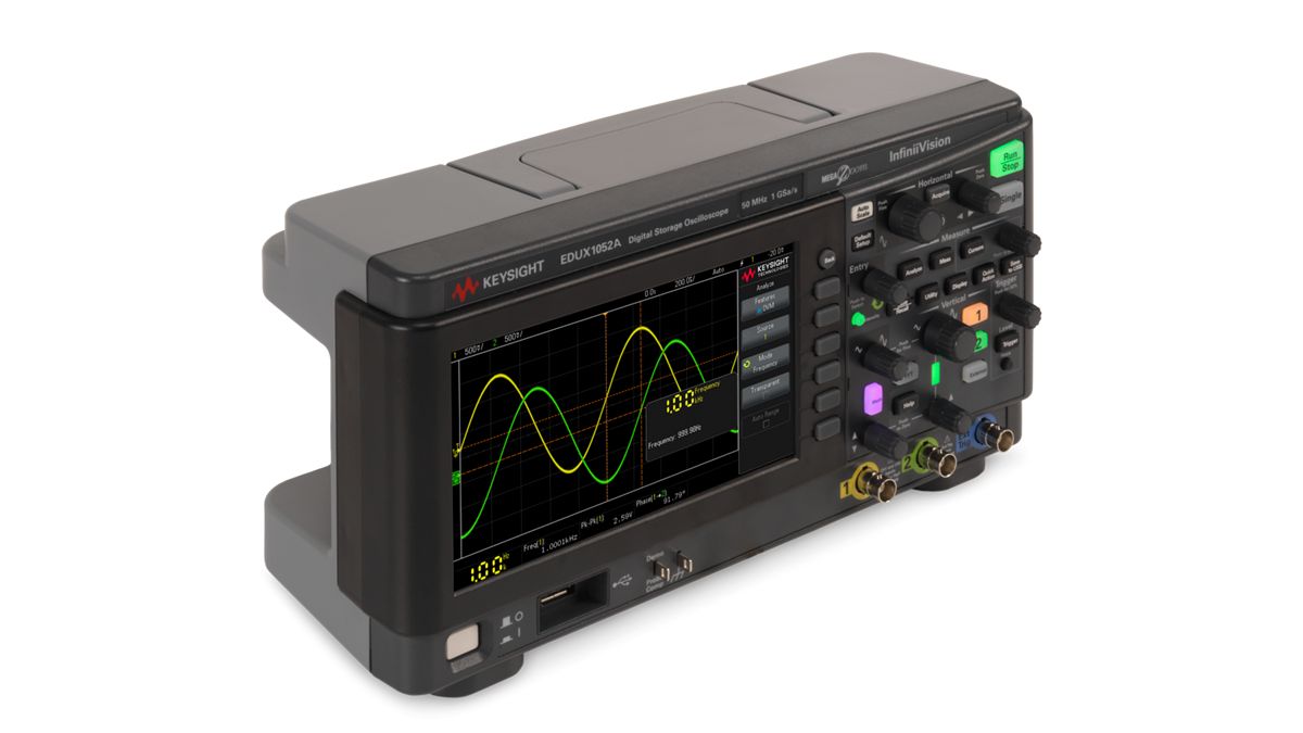 EDUX1052A 示波器：50 MHz，2 个模拟通道 图2